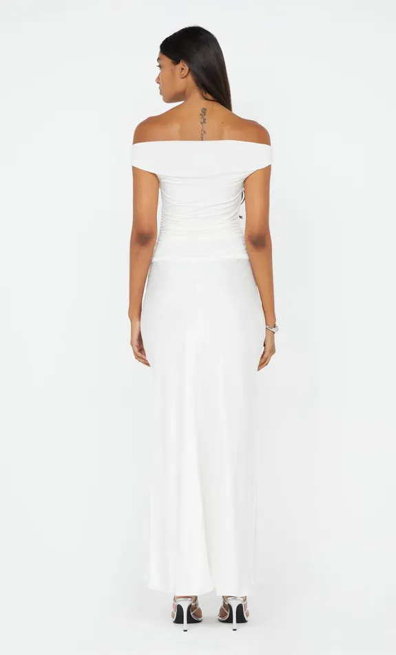 Bec Bridge Dresses ELEAH OFF SHOULDER DRESS White 8211 Women
