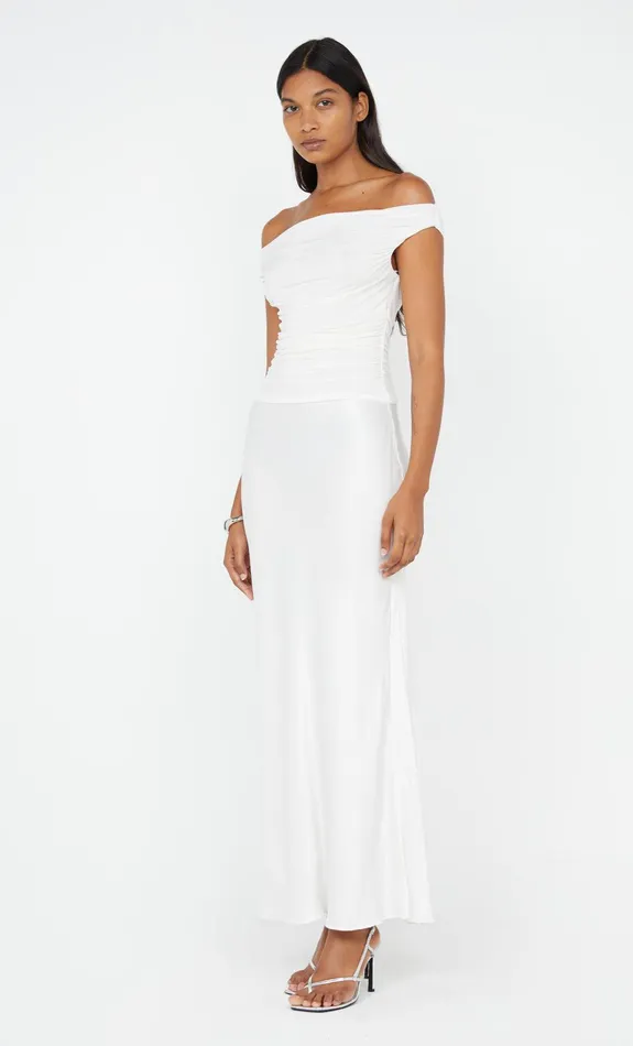 Bec Bridge Dresses ELEAH OFF SHOULDER DRESS White 8211 Women