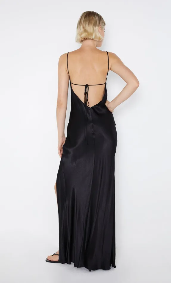 Bec Bridge Dresses REN SPLIT MAXI DRESS Black 8211 Women