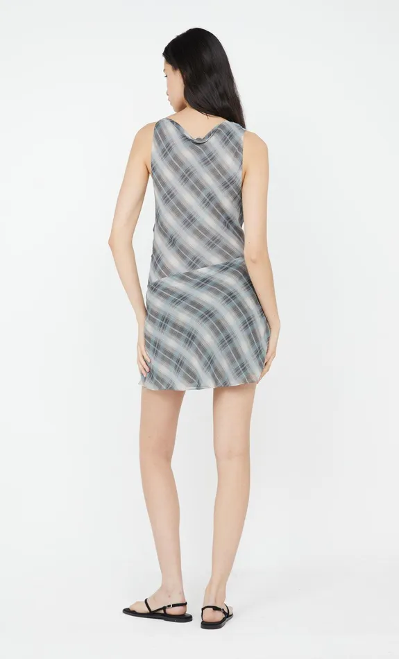 Bec Bridge Dresses SEANNA MINI DRESS Storm Check 8211 Women