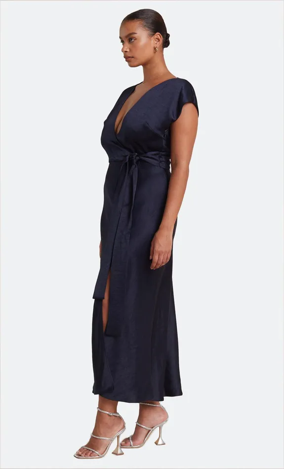Bec Bridge Dresses THE DREAMER WRAP DRESS Ink 8211 Women