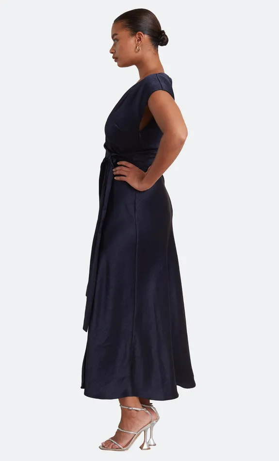 Bec Bridge Dresses THE DREAMER WRAP DRESS Ink 8211 Women