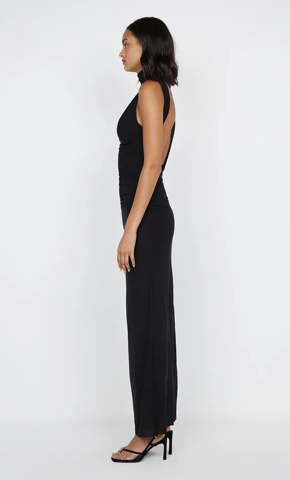 Bec Bridge Event Wear Dresses GIGI HIGH NECK DRESS Black 8211 Women