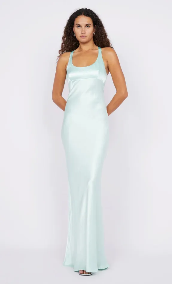 Bec Bridge Event Wear Dresses MAXINA CROSSOVER DRESS Mint 8211 Women