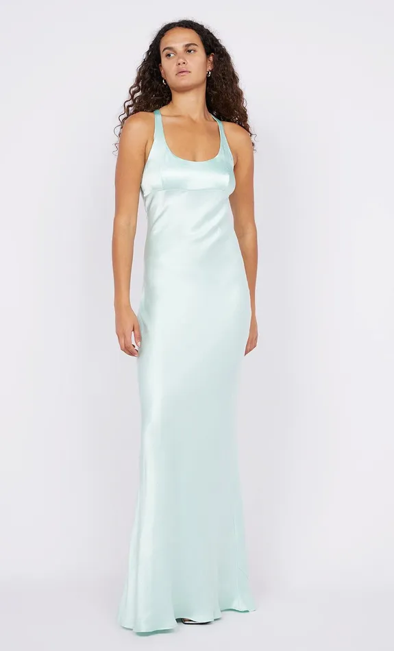 Bec Bridge Event Wear Dresses MAXINA CROSSOVER DRESS Mint 8211 Women