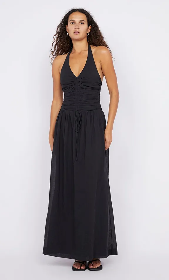 Bec Bridge Maxi Dresses FRANCA HALTER DRESS Black 8211 Women