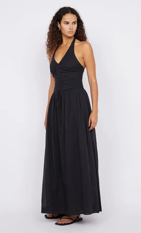 Bec Bridge Maxi Dresses FRANCA HALTER DRESS Black 8211 Women