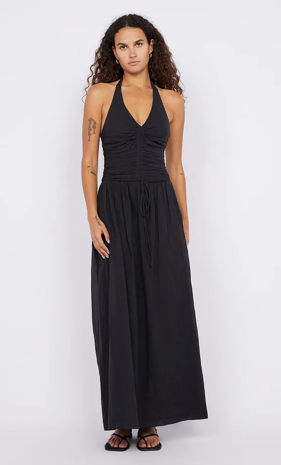 Bec Bridge Maxi Dresses FRANCA HALTER DRESS Black 8211 Women