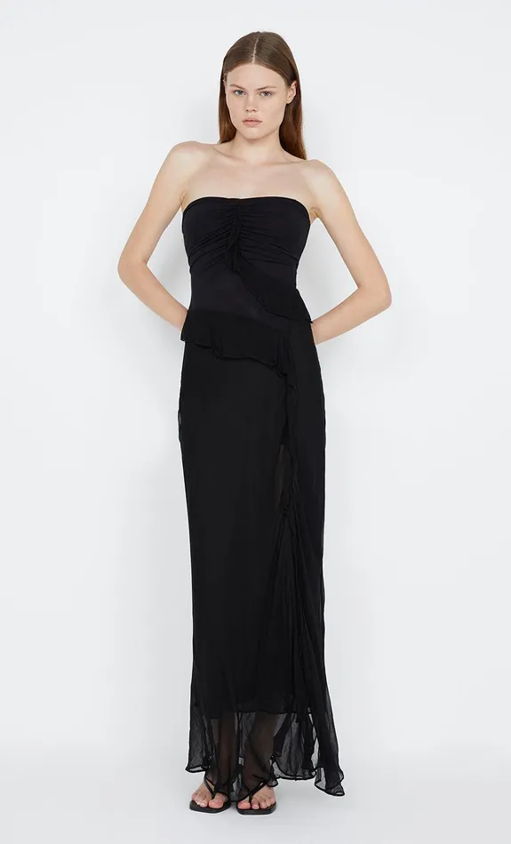 Bec Bridge Maxi Dresses MARESCA STRAPLESS DRESS Black 8211 Women