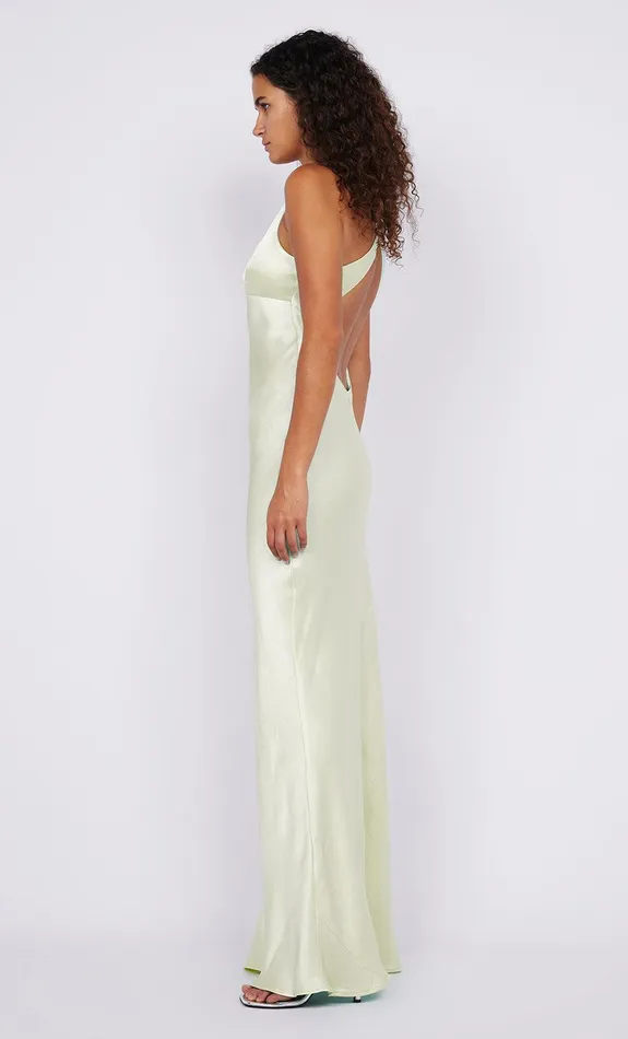 Bec Bridge Maxi Dresses MAXINA CROSSOVER DRESS Ice Yellow 8211 Women