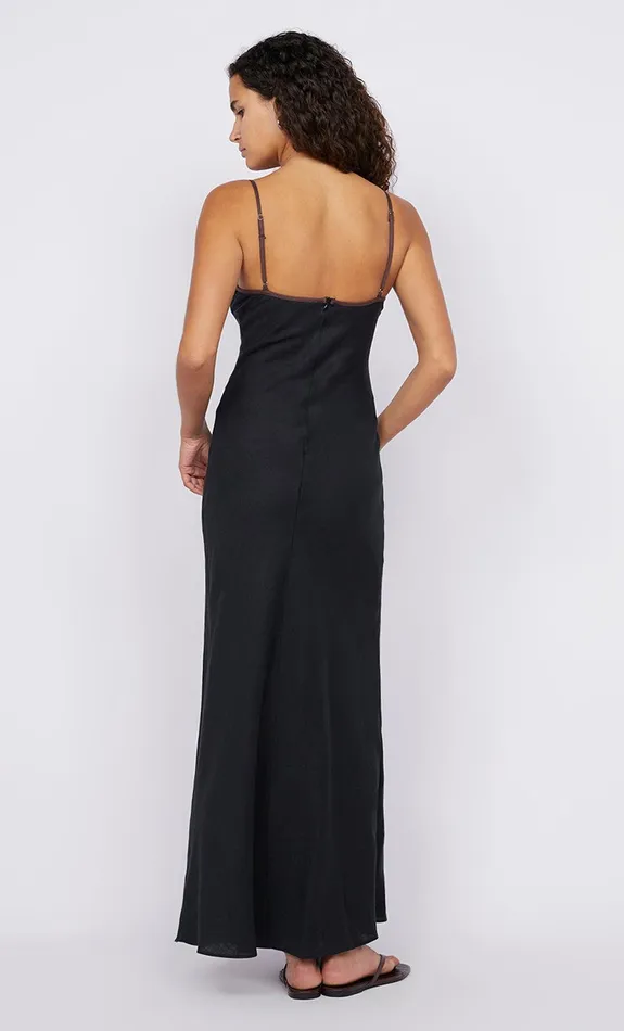 Bec Bridge Maxi Dresses OTTILIE KEYHOLE DRESS Blackchocolate 8211 Women