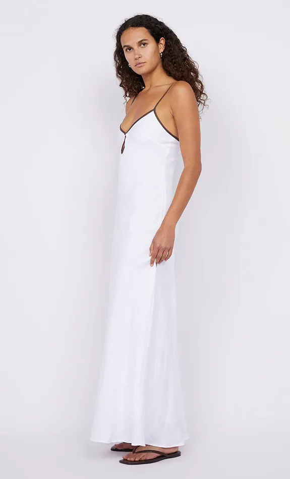 Bec Bridge Maxi Dresses OTTILIE KEYHOLE DRESS Whitechocolate 8211 Women