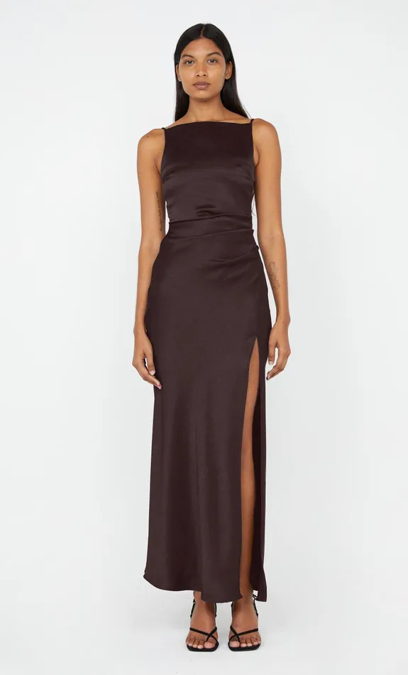 Bec Bridge Maxi Dresses THE DREAMER MAXI DRESS Dark Chocolate 8211 Women