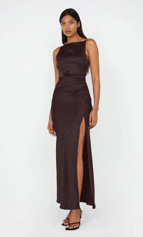 Bec Bridge Maxi Dresses THE DREAMER MAXI DRESS Dark Chocolate 8211 Women