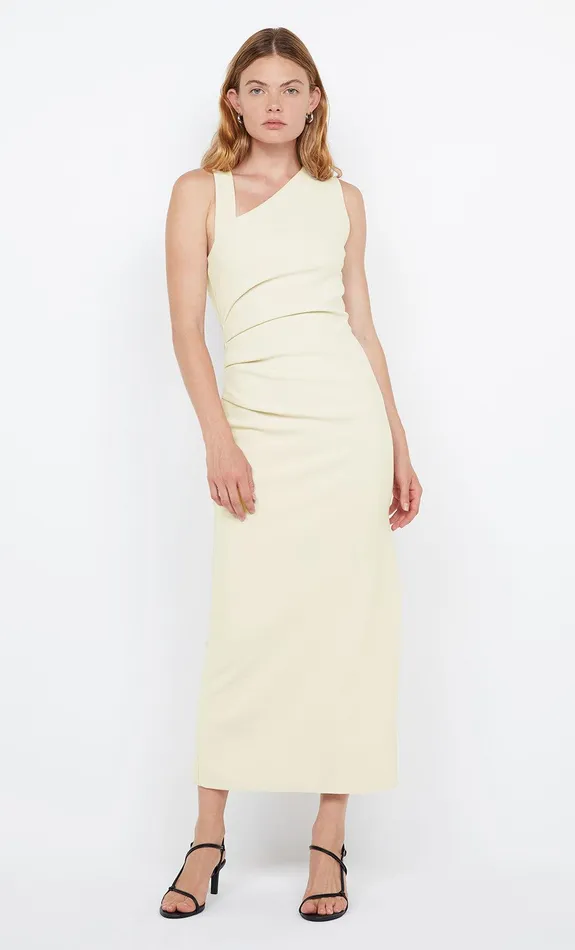 Bec Bridge Midi Dresses LETTY MIDI DRESS Lemon 8211 Women