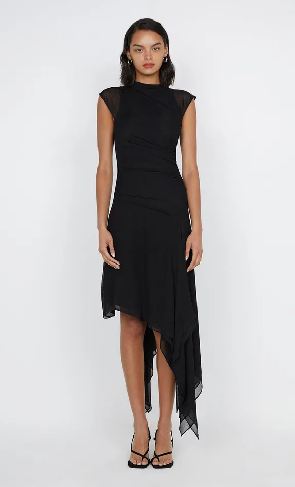 Bec Bridge Midi Dresses NOEMI ASYM DRESS Black 8211 Women
