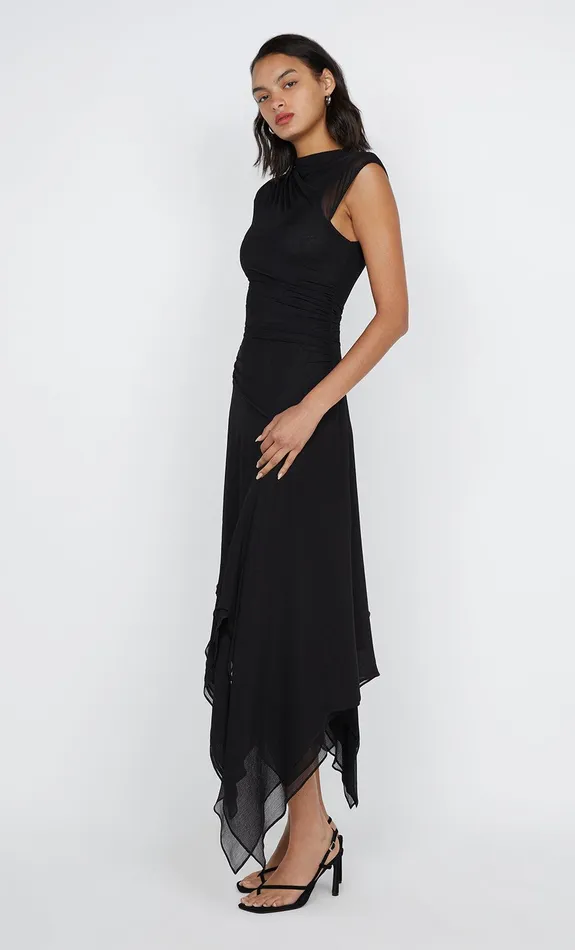 Bec Bridge Midi Dresses NOEMI ASYM DRESS Black 8211 Women