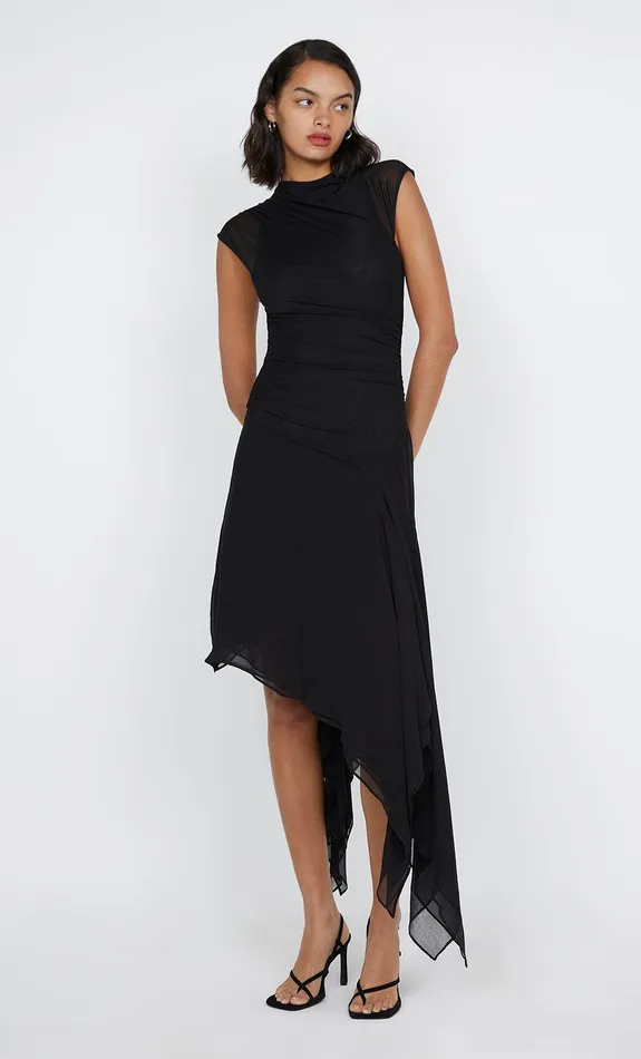Bec Bridge Midi Dresses NOEMI ASYM DRESS Black 8211 Women