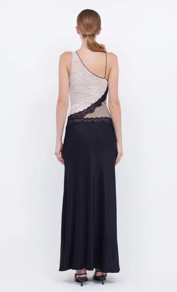 Bec Bridge Prom Dresses ABRIELLE LACE MAXI DRESS Blacktaupeivory 8211 Women