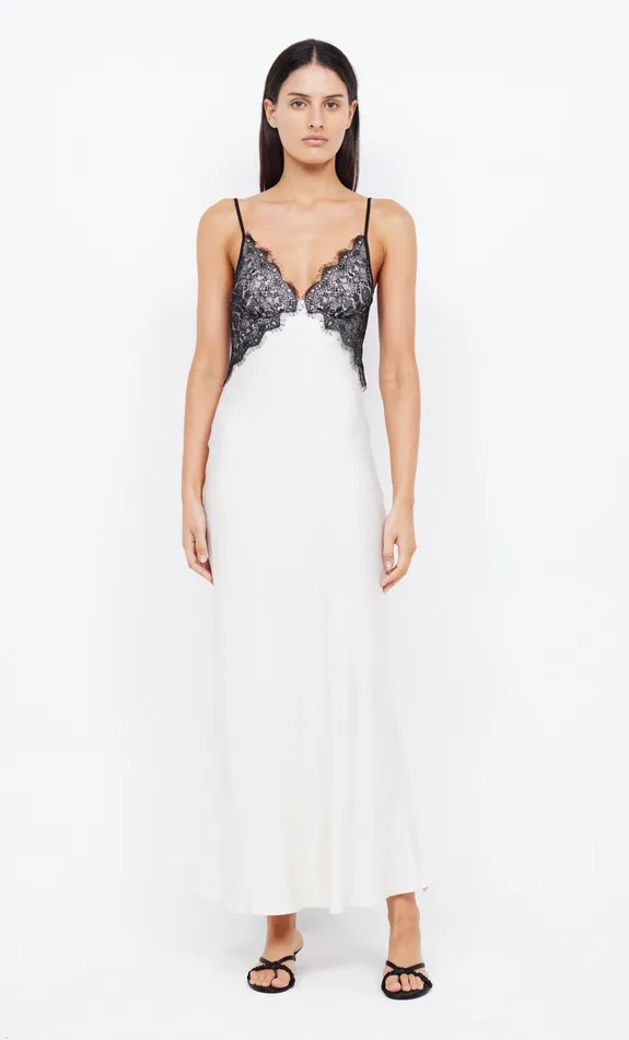 Bec Bridge Prom Dresses EMERY LACE MAXI DRESS Ivoryblack 8211 Women