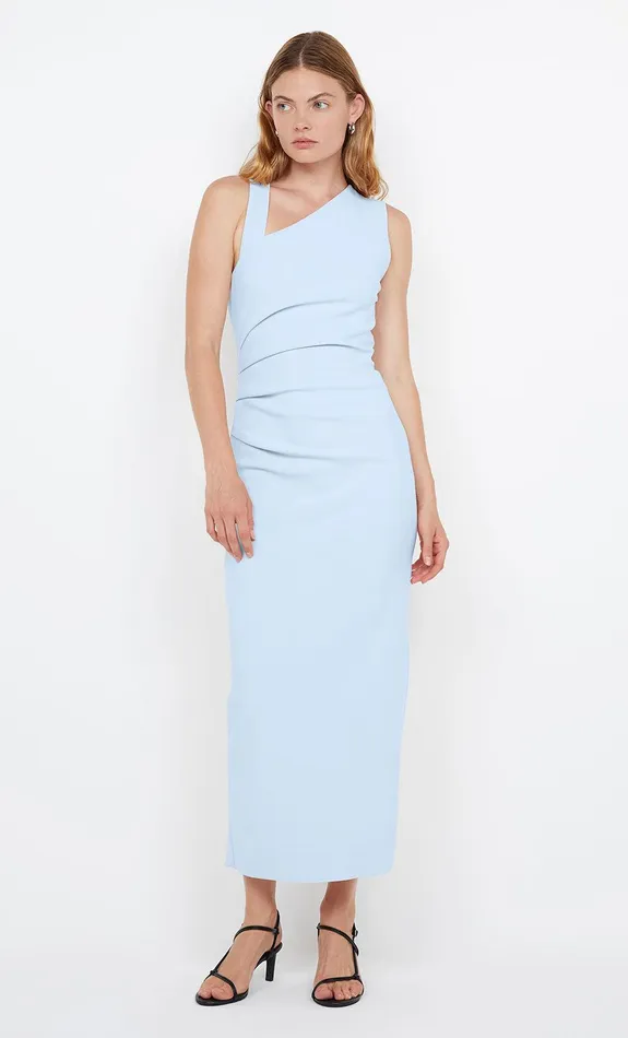 Bec Bridge Prom Dresses LETTY MIDI DRESS Dusty Blue 8211 Women