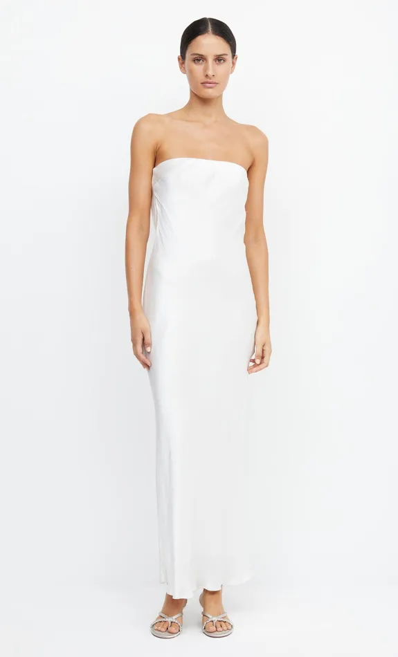 Bec Bridge Prom Dresses MOON DANCE STRAPLESS DRESS Ivory 8211 Women