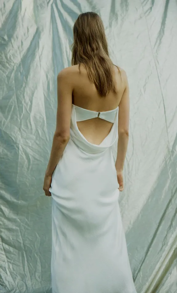 Bec Bridge Prom Dresses MOON DANCE STRAPLESS DRESS Ivory 8211 Women