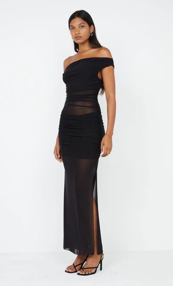 Bec Bridge Prom Dresses PIA OFF SHOULDER DRESS Black 8211 Women