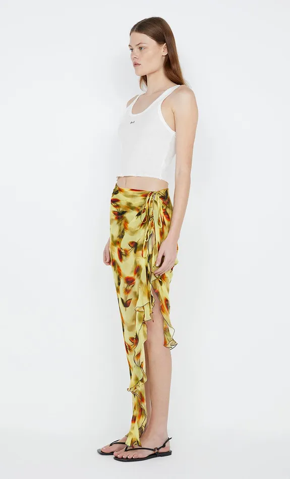 Bec Bridge Skirts FIORE WRAP SKIRT Citrus Rose 8211 Women