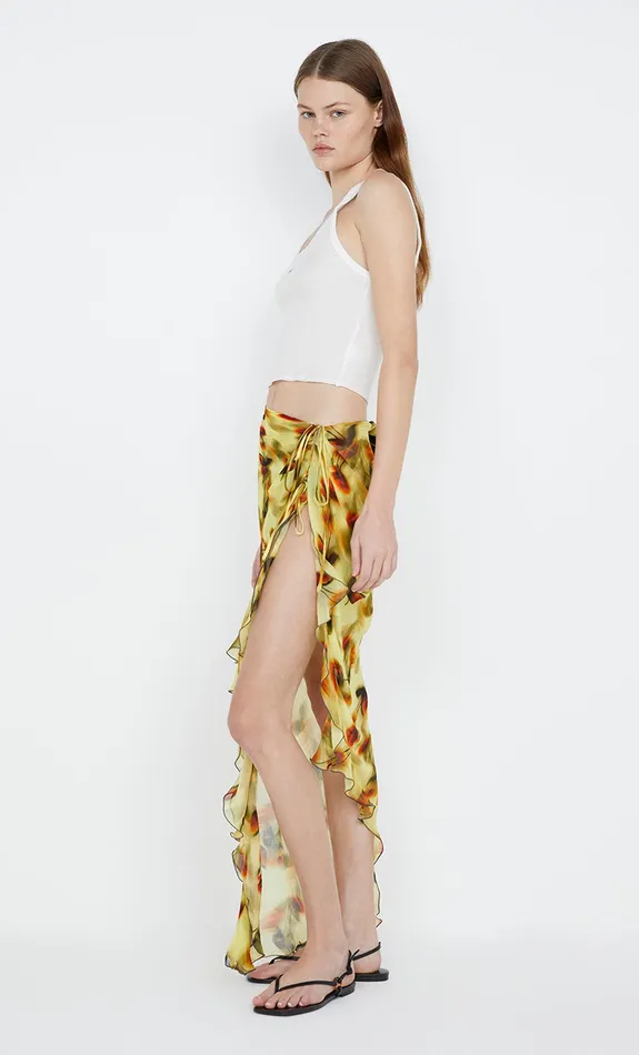 Bec Bridge Skirts FIORE WRAP SKIRT Citrus Rose 8211 Women