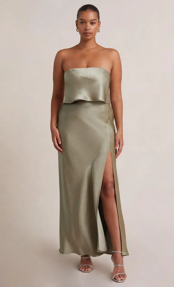 Bec Bridge Tops THE DREAMER STRAPLESS TOP Sage 8211 Women