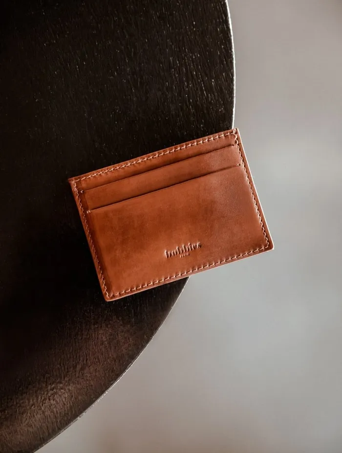 Bermudes Cognac Patina Men Bobbies Small Leather Goods