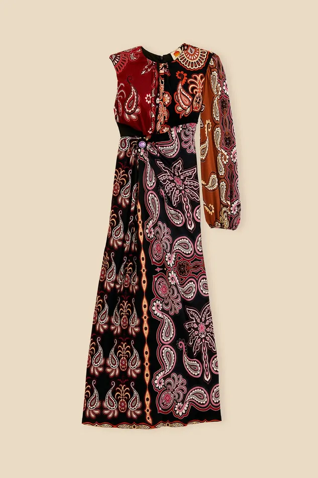 Black Sweet Mermaids One Shoulder Maxi Dress Women Farm Rio Maxi Dresses