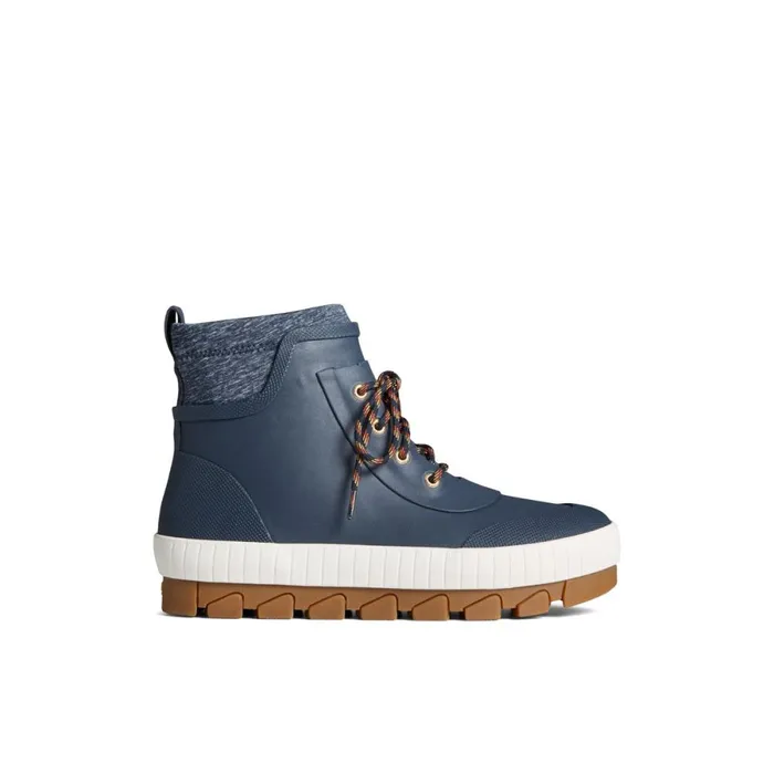 Boots Women Sperry Torrent Rubber Lace Up Boot Navy