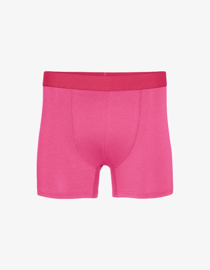 Classic Organic Boxer Briefs 8211 Bubblegum Pink Underwear Colorfulstandard Men