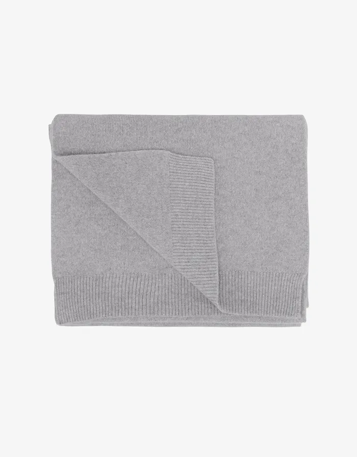 Colorfulstandard Merino Wool Scarf 8211 Heather Grey Men Scarves
