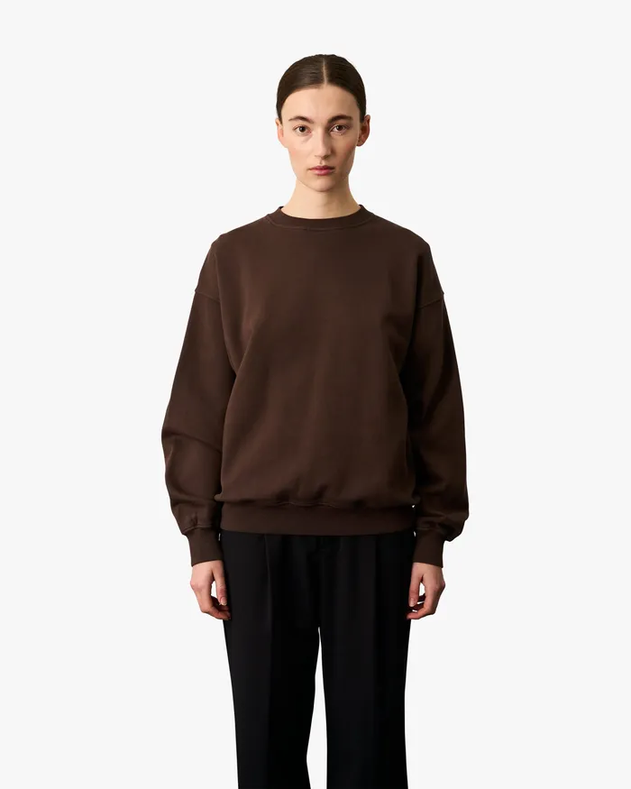Crewneck Sweatshirts Women Colorfulstandard Organic Oversized Crew 8211 Cherry Blossom