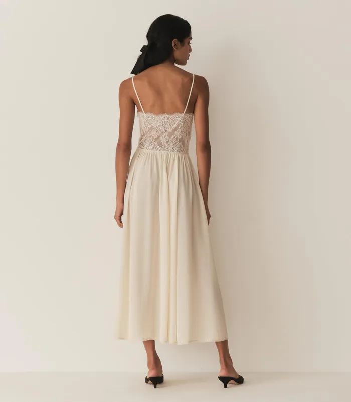 DEN Corinne Dress Mother Of Pearl Women Dresses