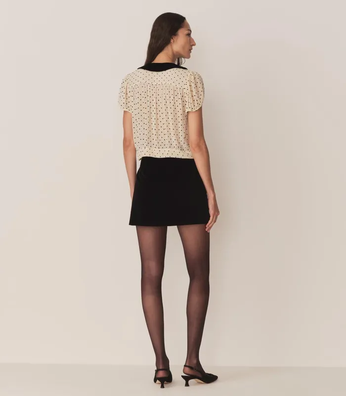 DEN Madeline Top Mother Of Pearl Dot Women Tops DEN Madeline Top Mother Of Pearl Dot Women Tops
