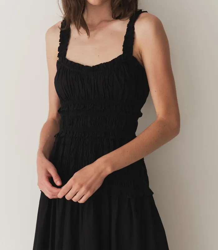 DEN Marianne Dress Black Women Dresses
