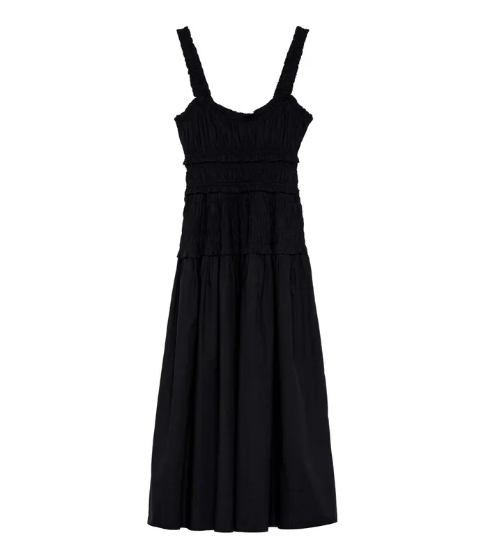 DEN Marianne Dress Black Women Dresses DEN Marianne Dress Black Women Dresses