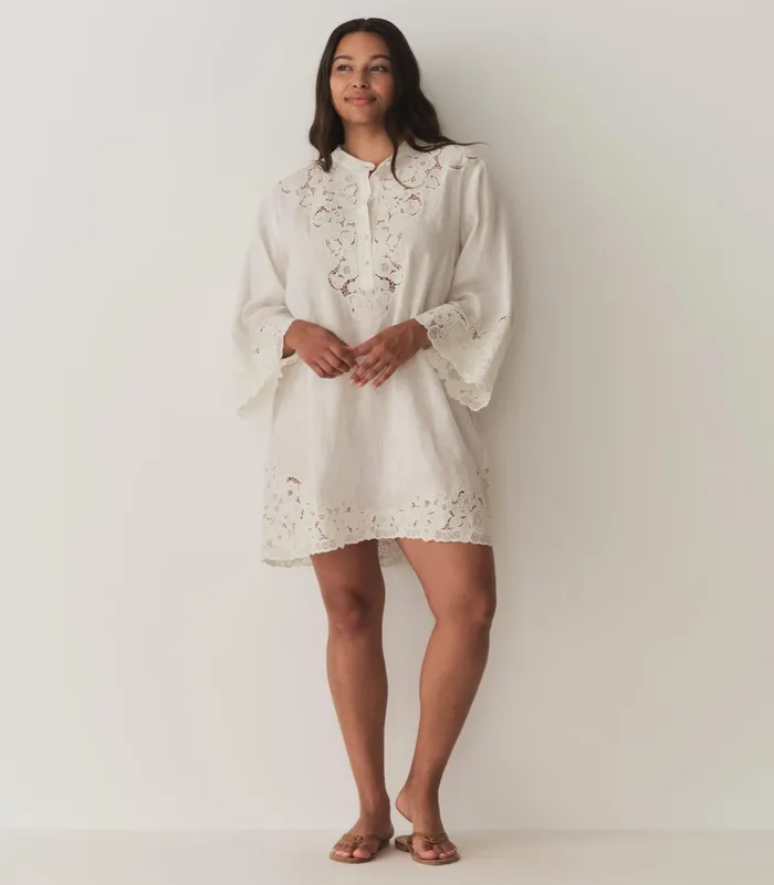 DEN Rochelle Dress Salt Women Dresses DEN Rochelle Dress Salt Women Dresses