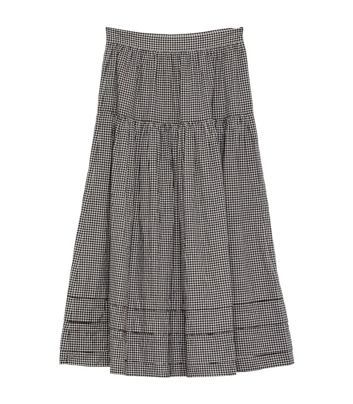 DEN Sebastiane Skirt La Maddalena Gingham Women Skirts