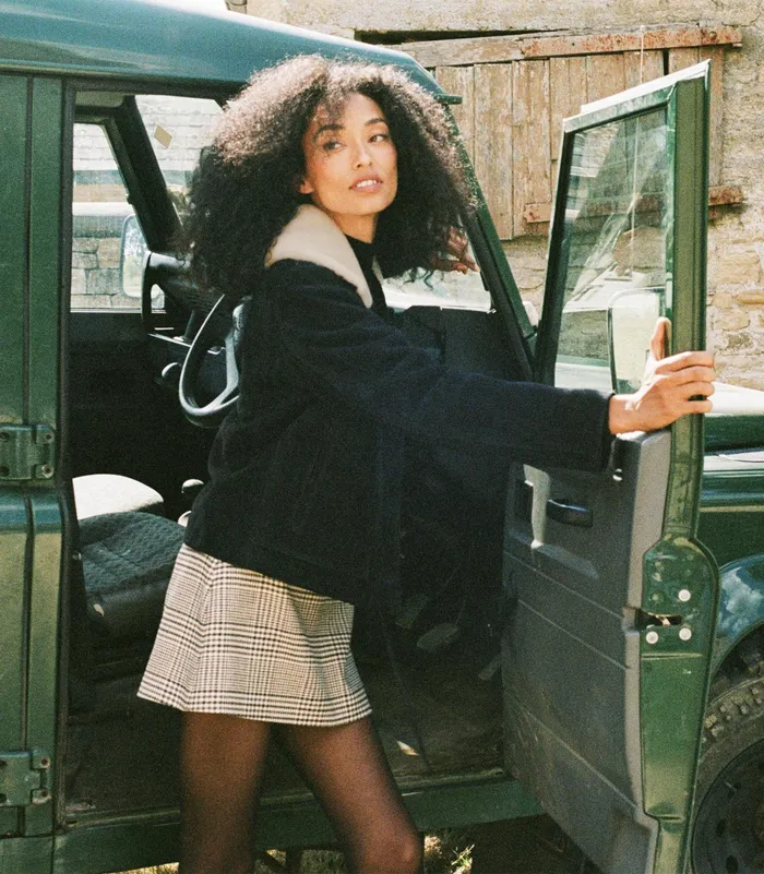 DEN Turner Suede Jacket Black Women Coats and Jackets DEN Turner Suede Jacket Black Women Coats and Jackets