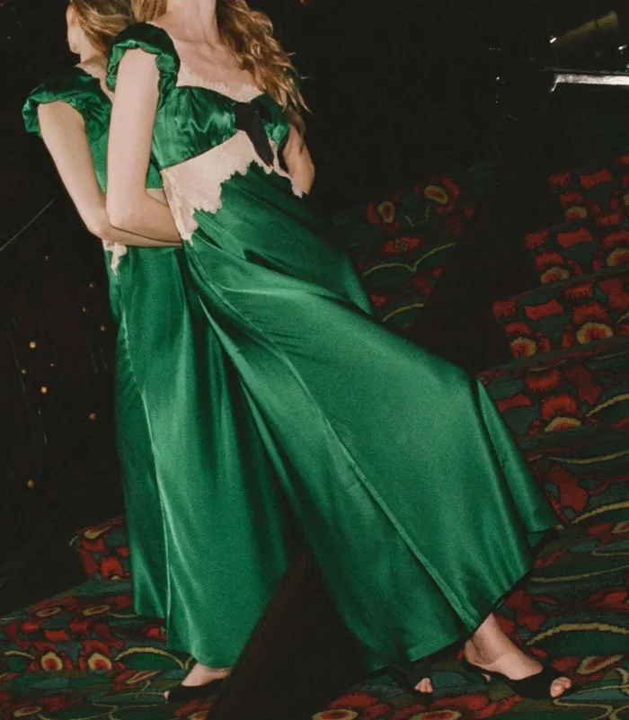DEN Veda Dress Emerald Ivy Women Dresses DEN Veda Dress Emerald Ivy Women Dresses
