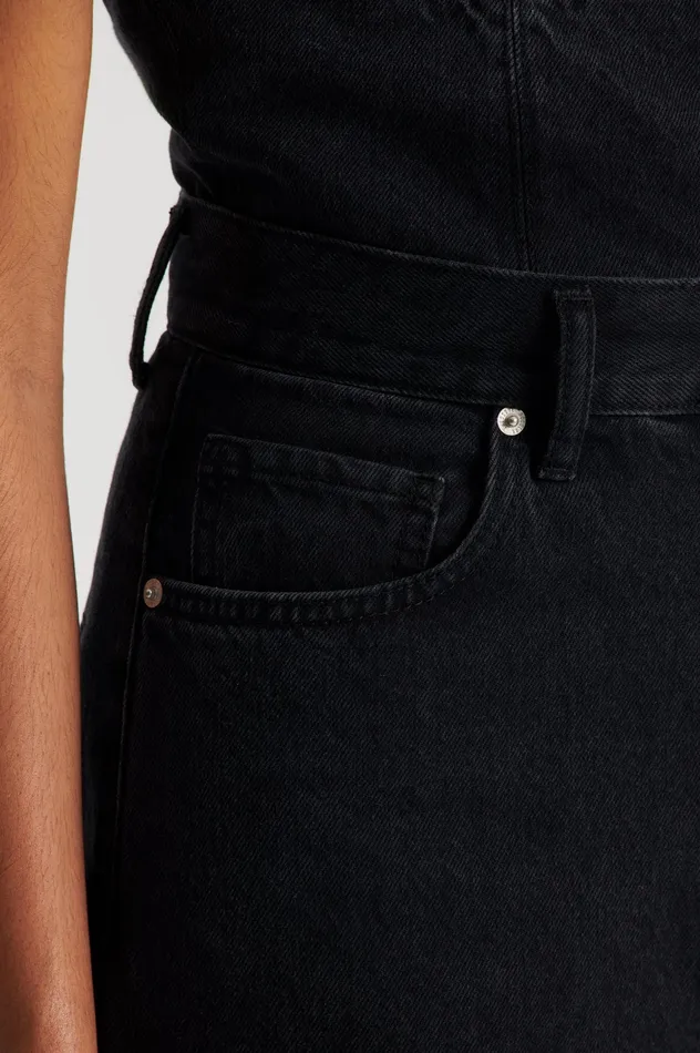 Denim DENIM DRAPE LEG JEAN WASHEDBLACKG 8211 Scanlan Theodore Women Denim DENIM DRAPE LEG JEAN WASHEDBLACKG 8211 Scanlan Theodore Women