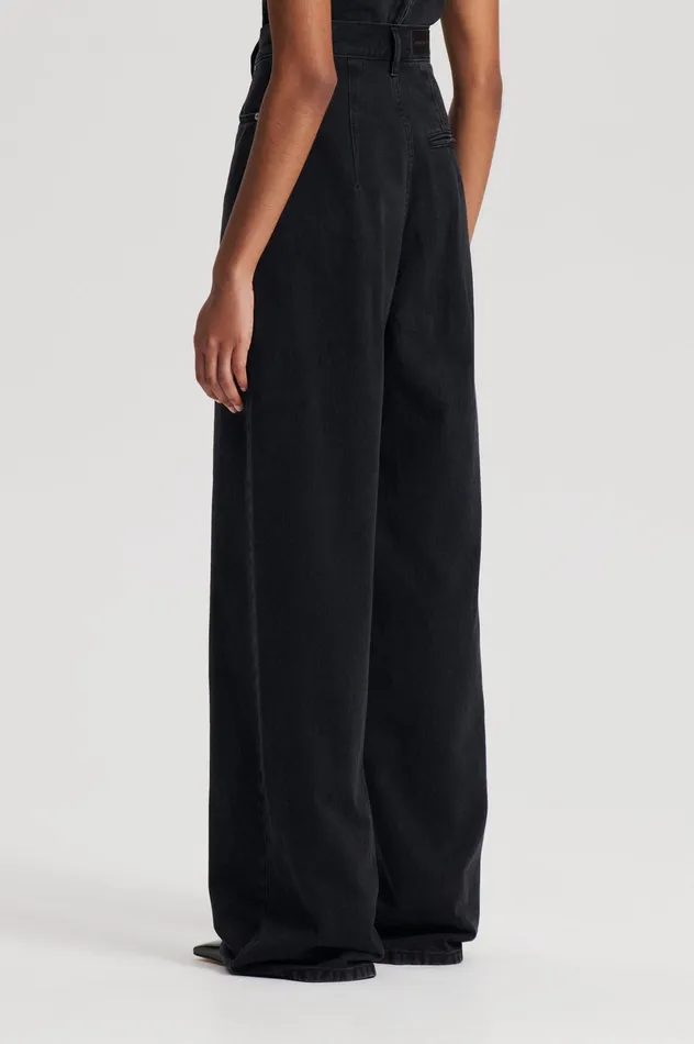 Denim DENIM DRAPE LEG JEAN WASHEDBLACKG 8211 Scanlan Theodore Women Denim DENIM DRAPE LEG JEAN WASHEDBLACKG 8211 Scanlan Theodore Women