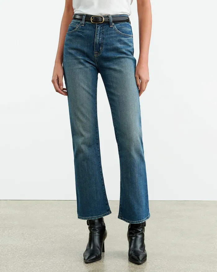 Denim Nili Lotan Women BOOT CUT JEAN Classic Wash