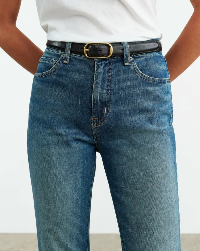 Denim Nili Lotan Women BOOT CUT JEAN Classic Wash