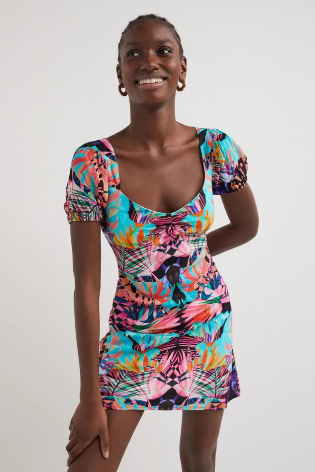 Desigual Arty Print Dress Women Dresses